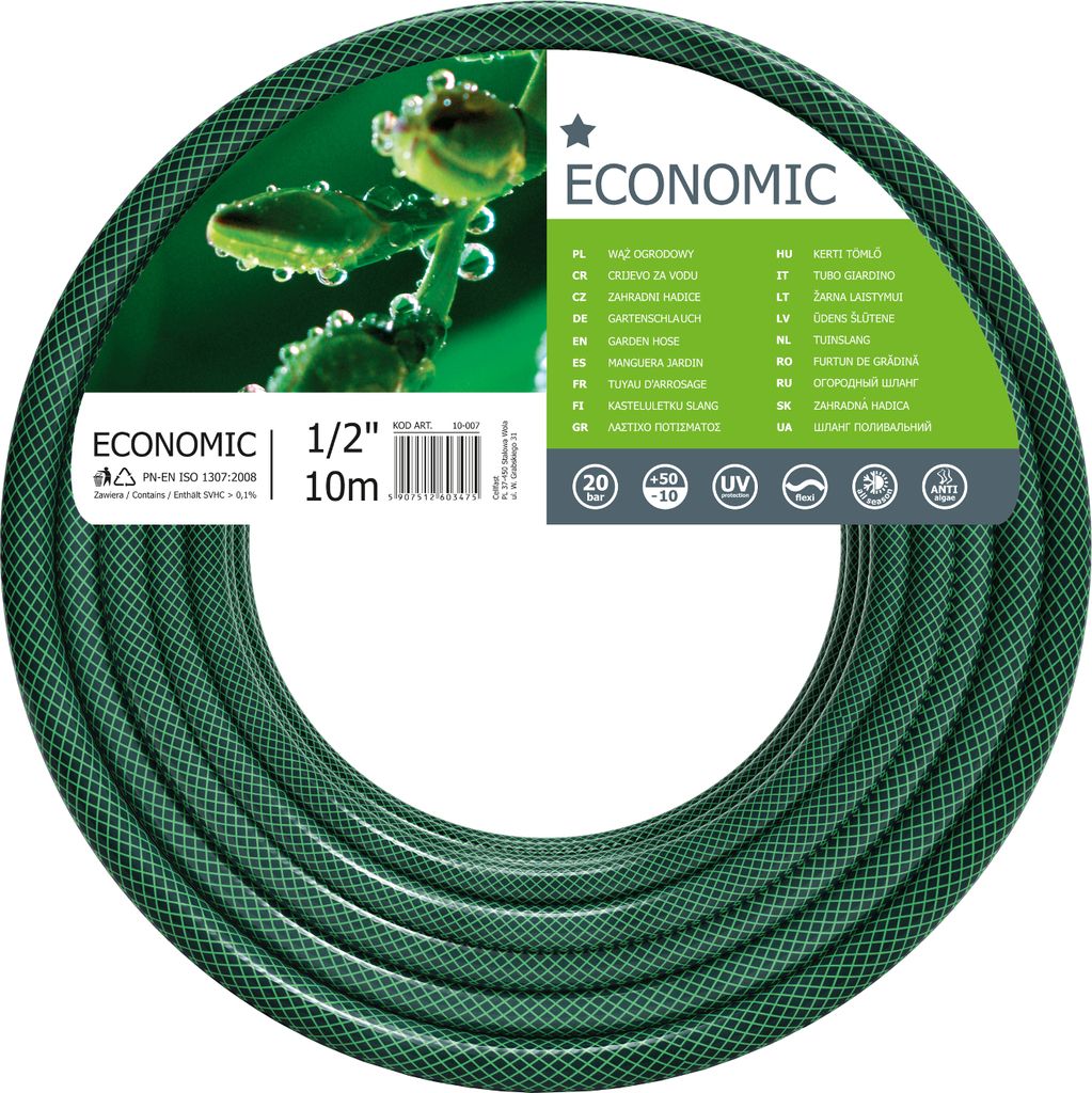 cellfast 10-007 Spar-Gartenschlauch de, grün, 1,27 cm Produktbild 