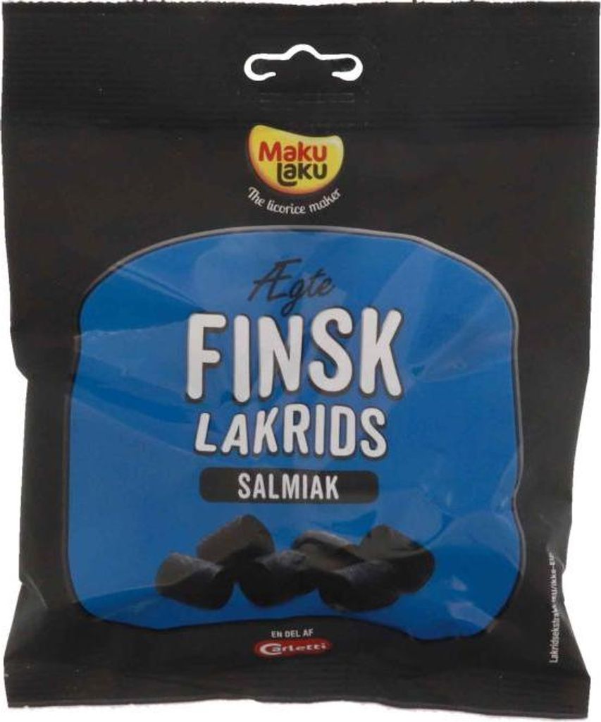 Makulaku Ægte Finsk Lakrids Salmiak 200g Produktbild 