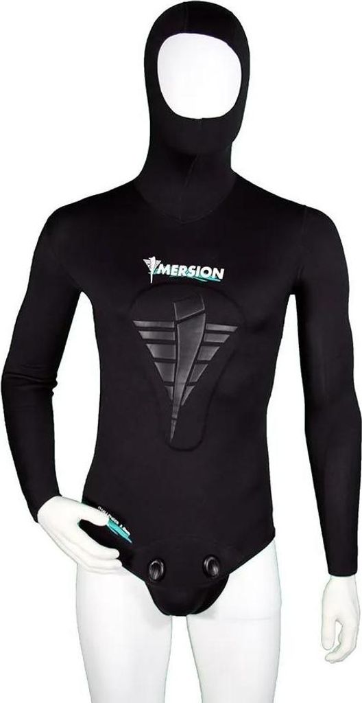 Imersion Challenger Freitauchjacke 5 Mm Schwarz 3XL Herren Schwarz 3XL