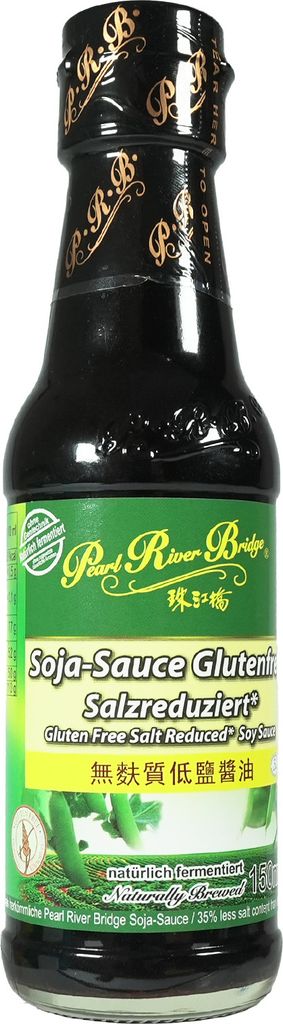 PRB Sojasauce Glutenfrei Salzreduziert 150ml Produktbild 
