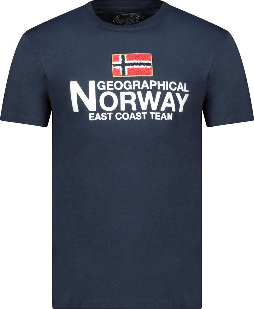 Geographical Norway Jacky Shirt Blau - Große XXL