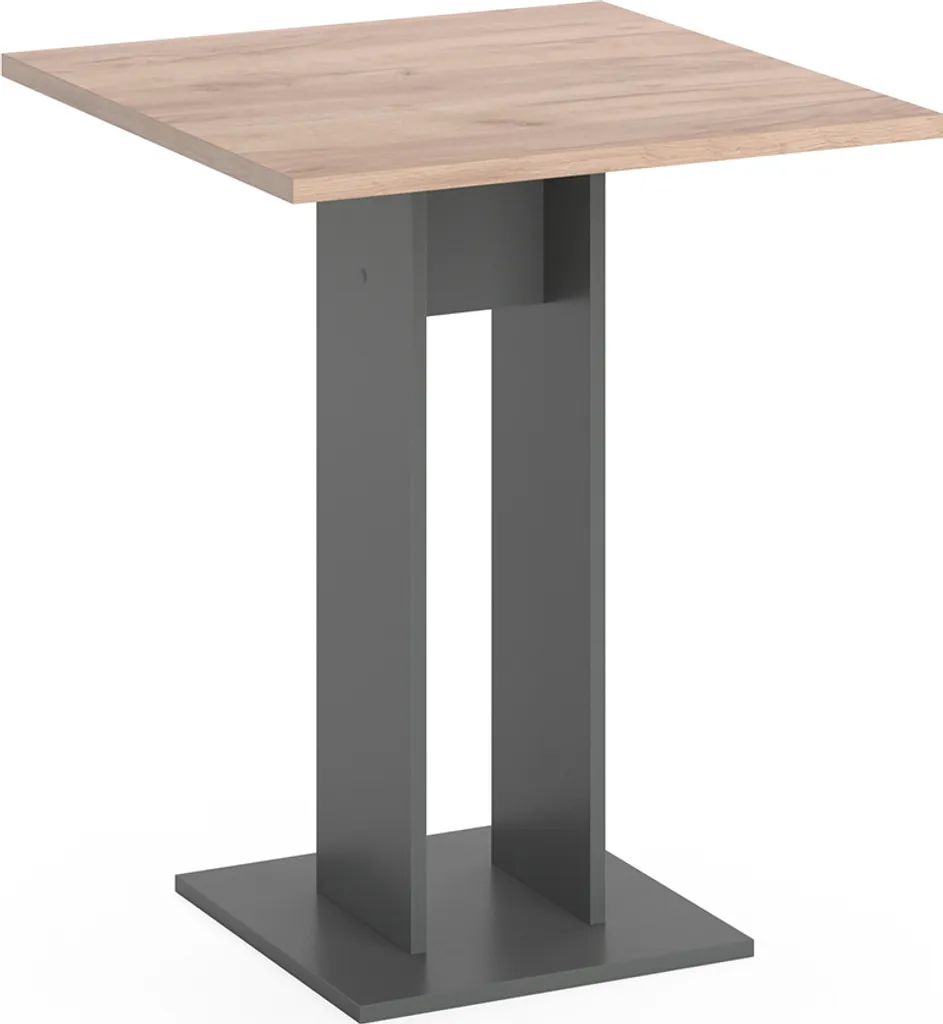Petite table de cuisine carrée Vicco Repose 65cm coloris Anthracite