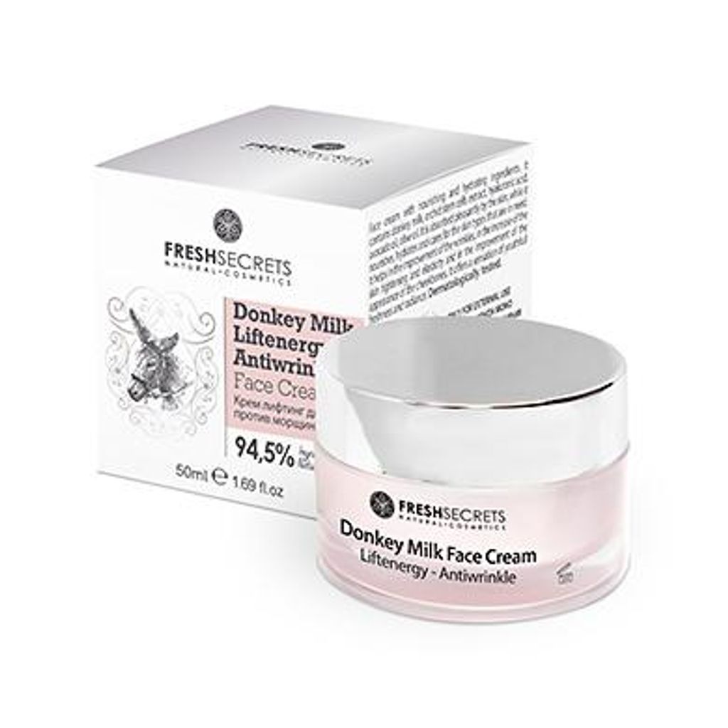 Fresh Secrets Eselsmilch-Gesichtscreme Lifting Energy Anti-Falten 50ml