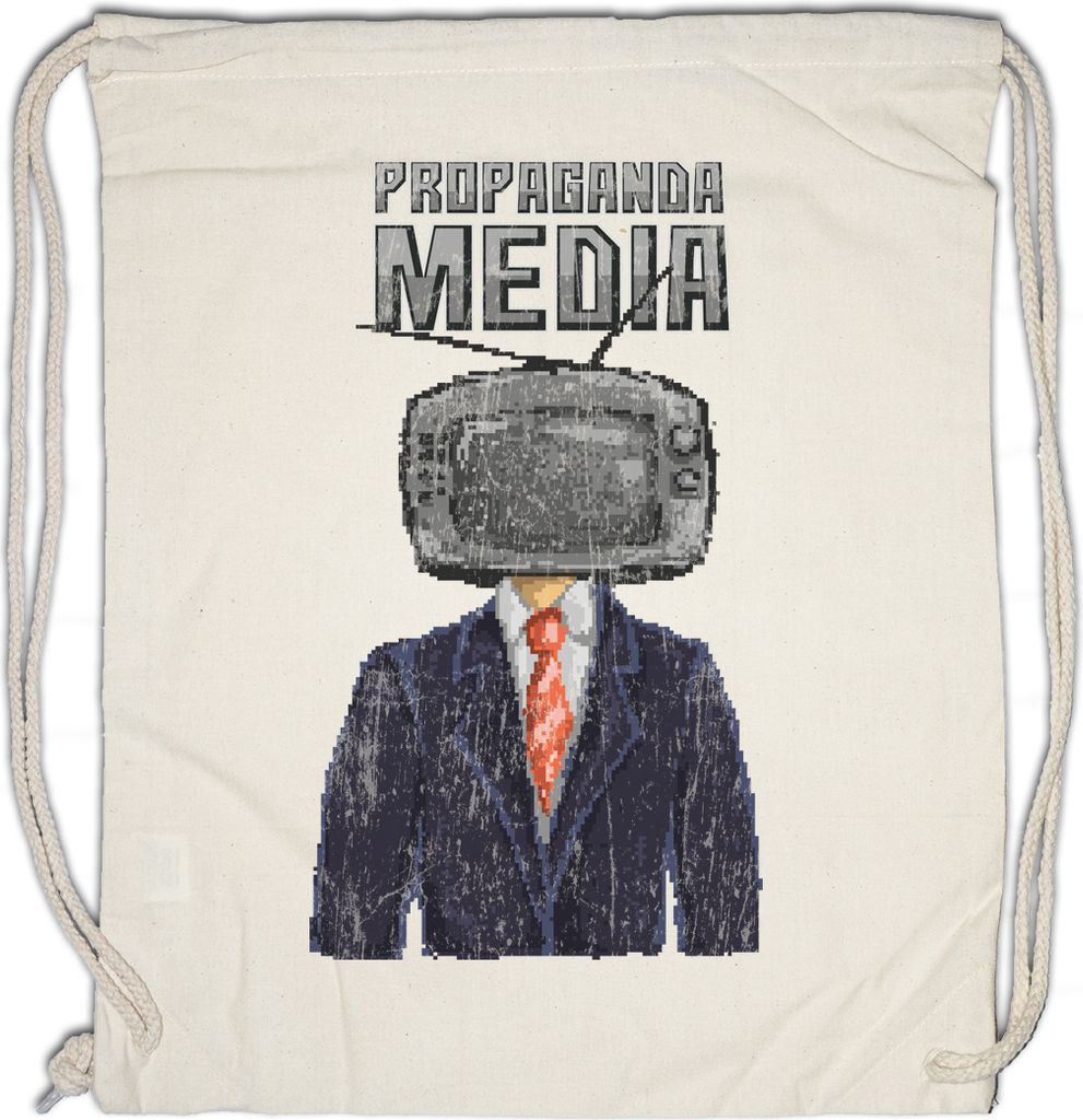 Urban Backwoods Propaganda Media, Turnbeutel, Farbe: Beige
