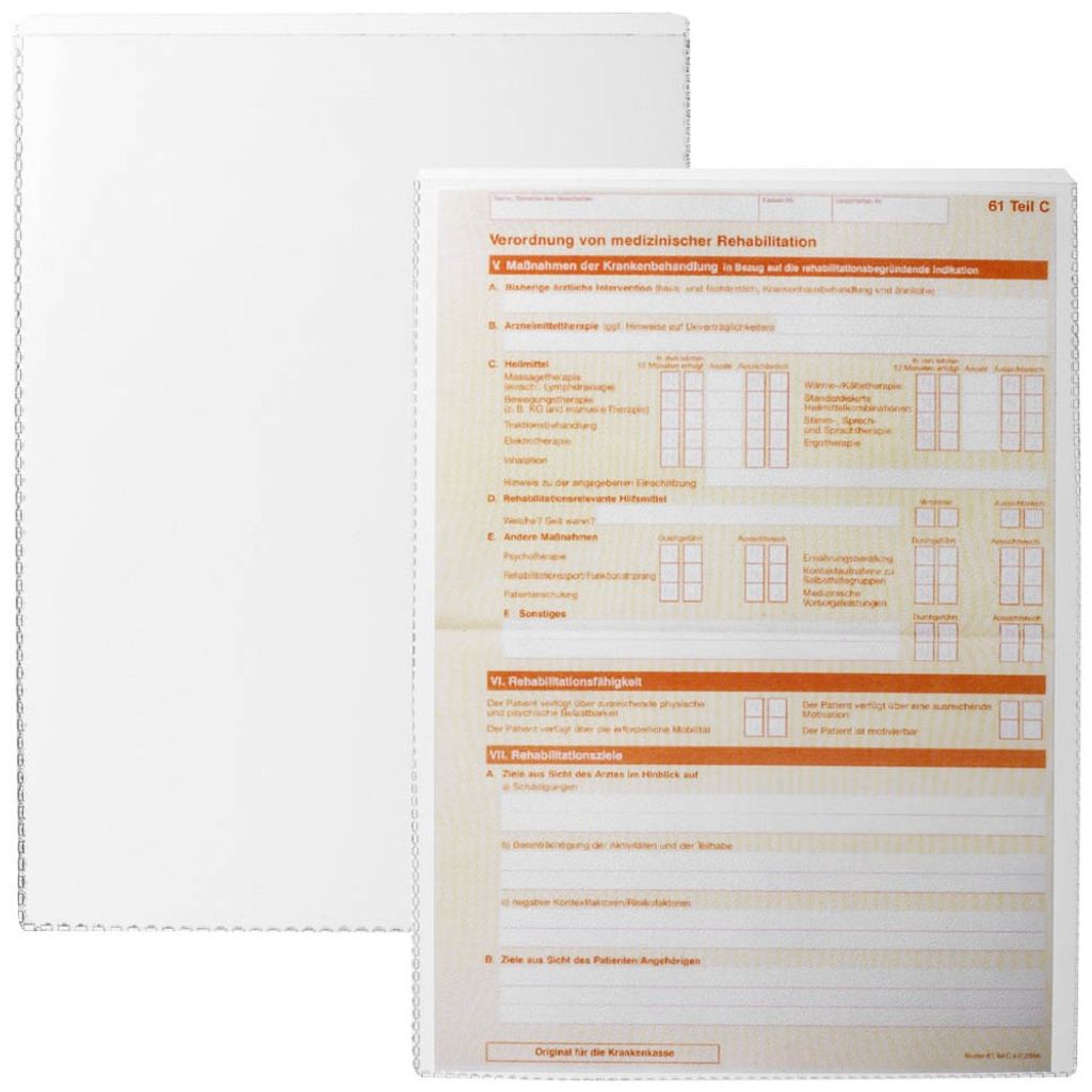 DURABLE 213219 10er Dokumentenhüllen transparent 14,8 x Obrázok produktu 