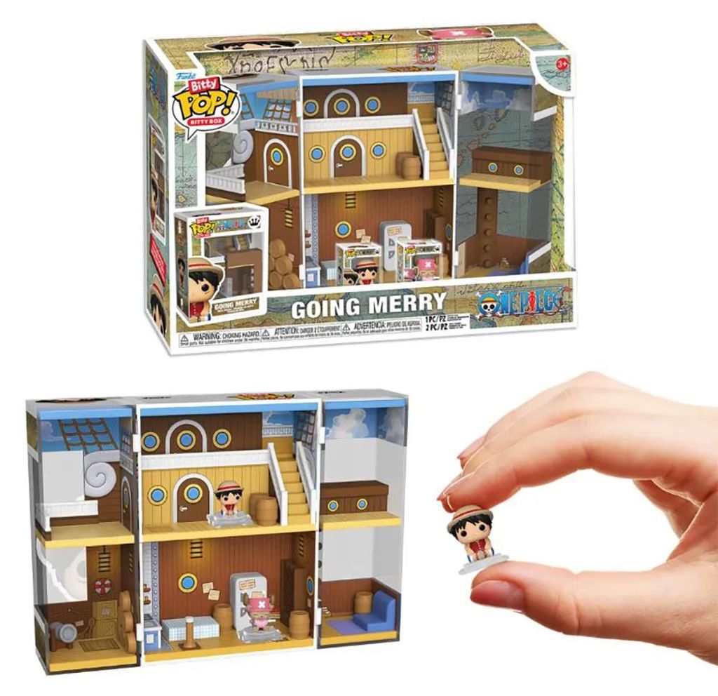 Espositore Bitty Box di One Piece, con 2 figure in vinile Immagine del prodotto 