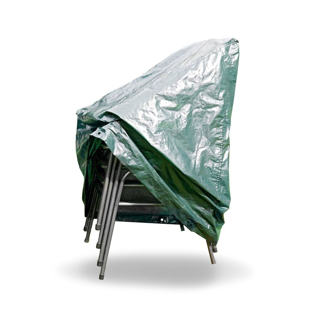 Rainexo Dreifach laminierte Schutzhülle in Grün für 4 Gartenstühle