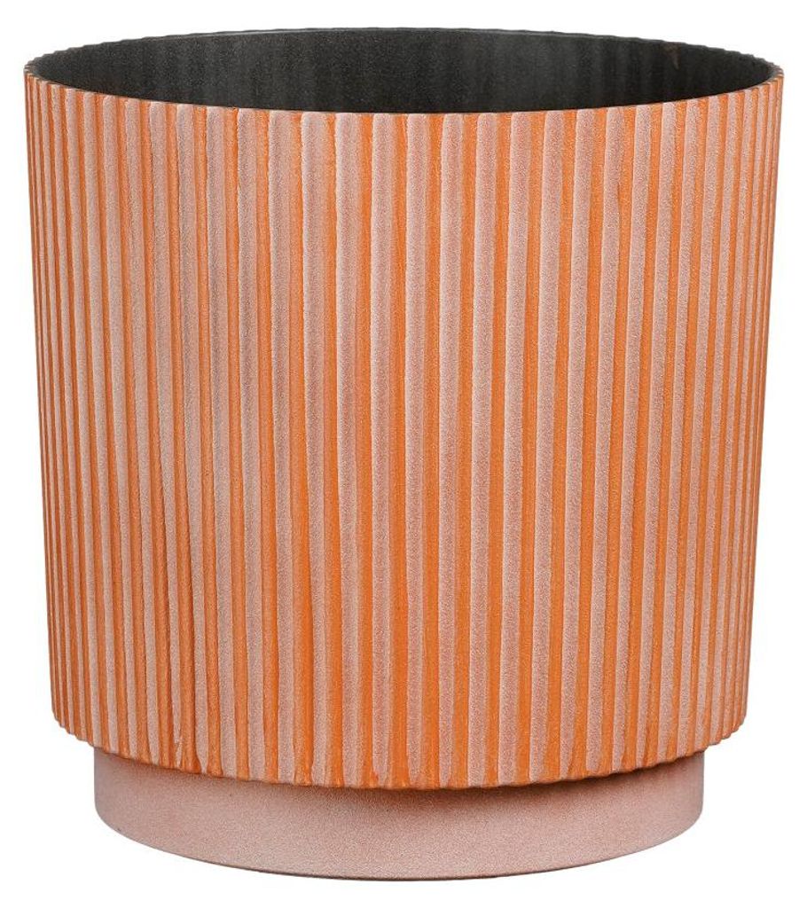 Mica Decorations Übertopf Ibarra Kunststoff terra Ø 25 cm Produktbild 