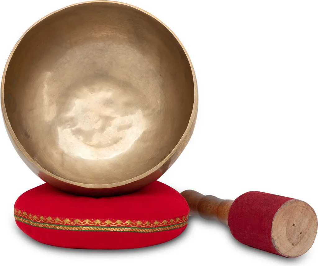 Ensemble complet de bols tibétains Proline 17 cm pour méditation sonore