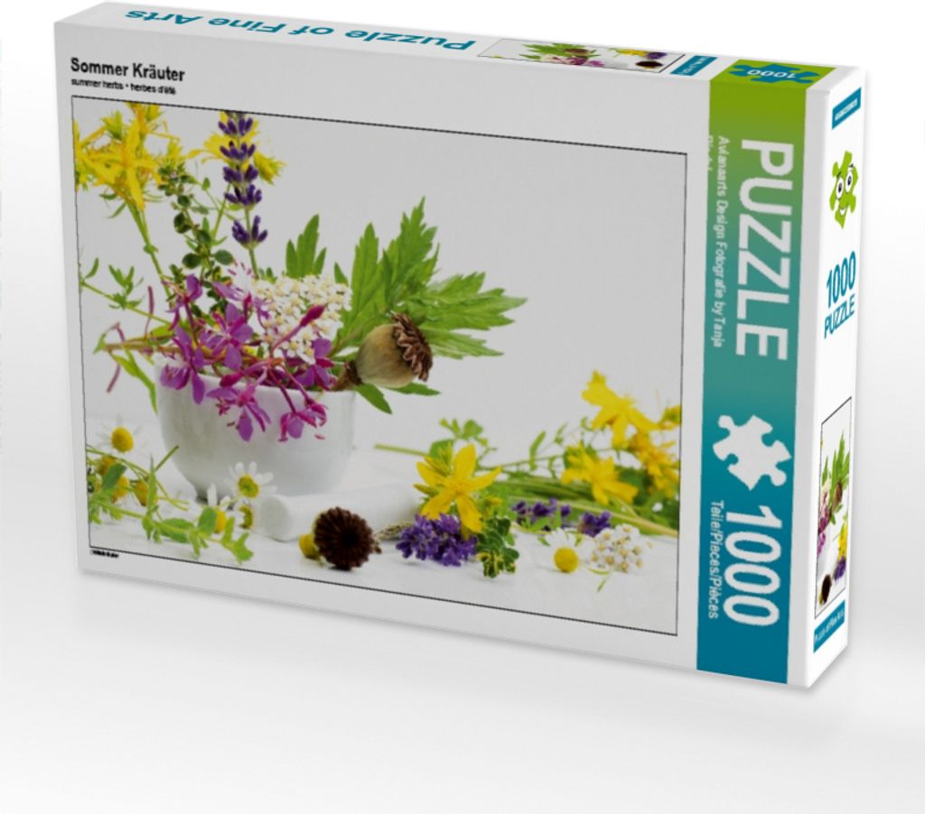 Calvendo Sommer Kräuter 1000 Teile Puzzle quer 640x480mm, Design Fotografie by Tanja Rie; 7278110