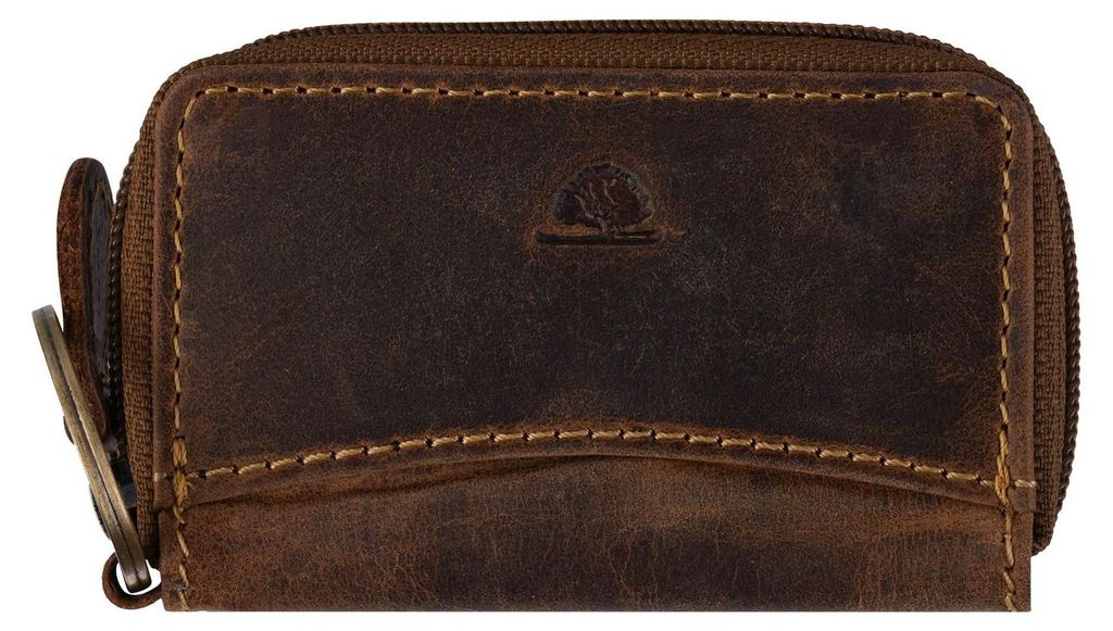 GREENBURRY caso chiave Vintage RV Key Case Brown marrone Immagine del prodotto 