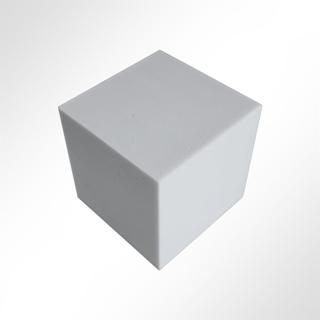 Basotect Schallabsorber 40x40x40cm hellgrau Schallschutz Schalldämmung Akustikschaumstoff für Wand und Decke