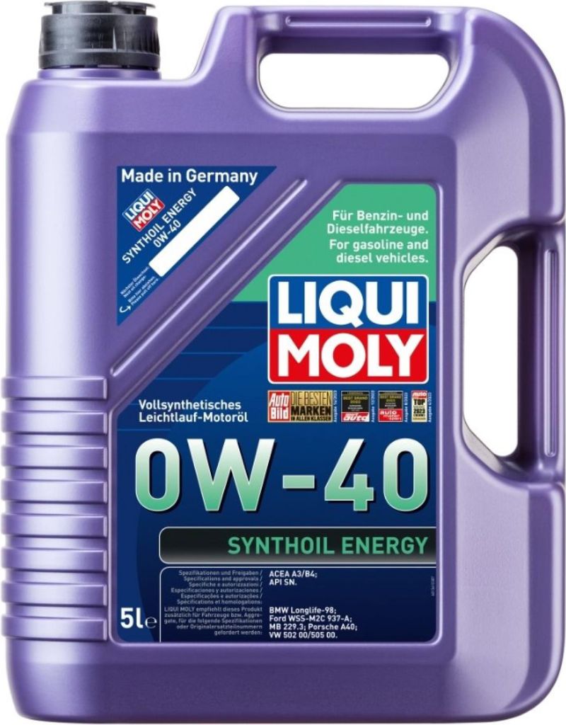 LIQUI MOLY Synthoil Energy für 0W-40 5 Liter Motoröl Produktbild 