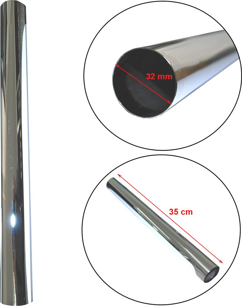 Verlängerungs Saugrohr 35 cm für Helo Industriestaubsauger Nass Trocken Staubsauger 1800 W