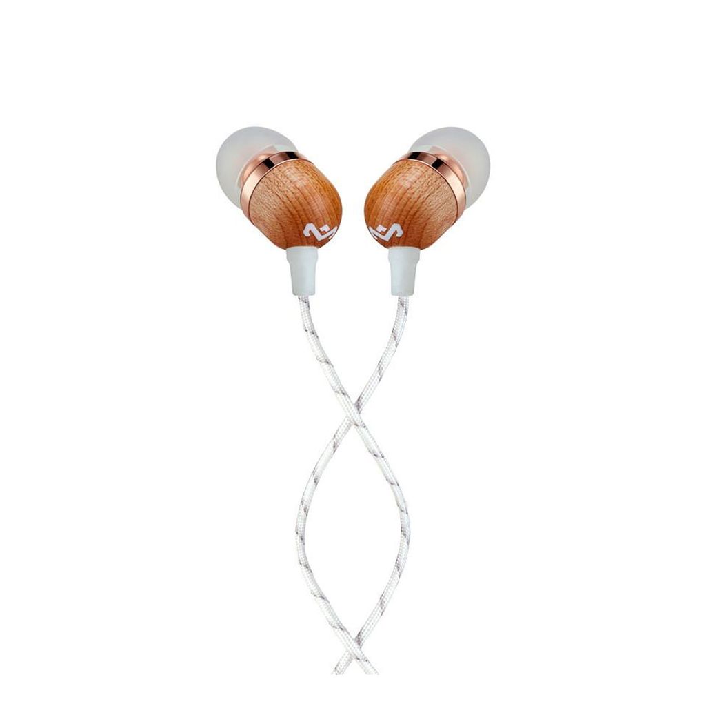 House of Marley Kopfhörer mit Kabel 'Smile Jamaica'- In-Ear Kopfhörer mit Mikrofon, 1-Knopf Steuerung & Geräuschisolierung, inkl. 2 Gel-Aufsätz...