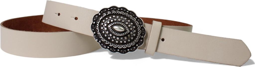 FRONHOFER Damen Ledergürtel 3 cm verzierte Gürtelschnalle, Koppelschnalle echt Leder