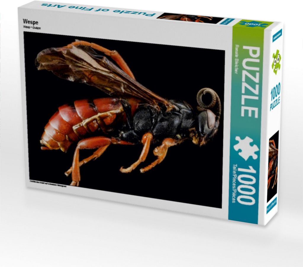 Calvendo Wespe 1000 Teile Puzzle quer 640x480mm, Bleicher Renate; 7322667