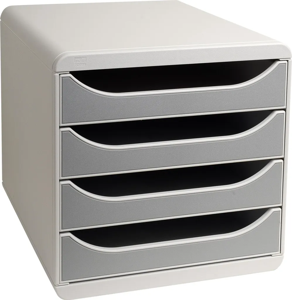Cassettiera EXACOMPTA 310041D BIG-BOX Grigio - Ideale Smart Working