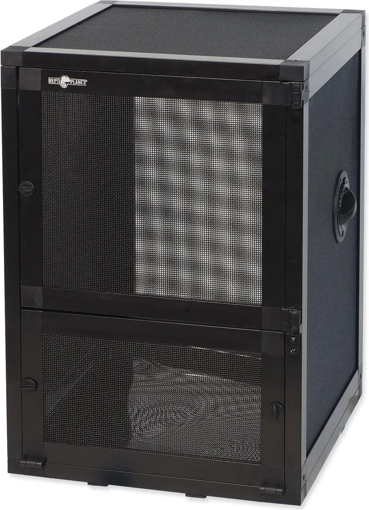 Terrarium maille anti-moisissure Repti Planet 30x30x45cm pro alu noir
