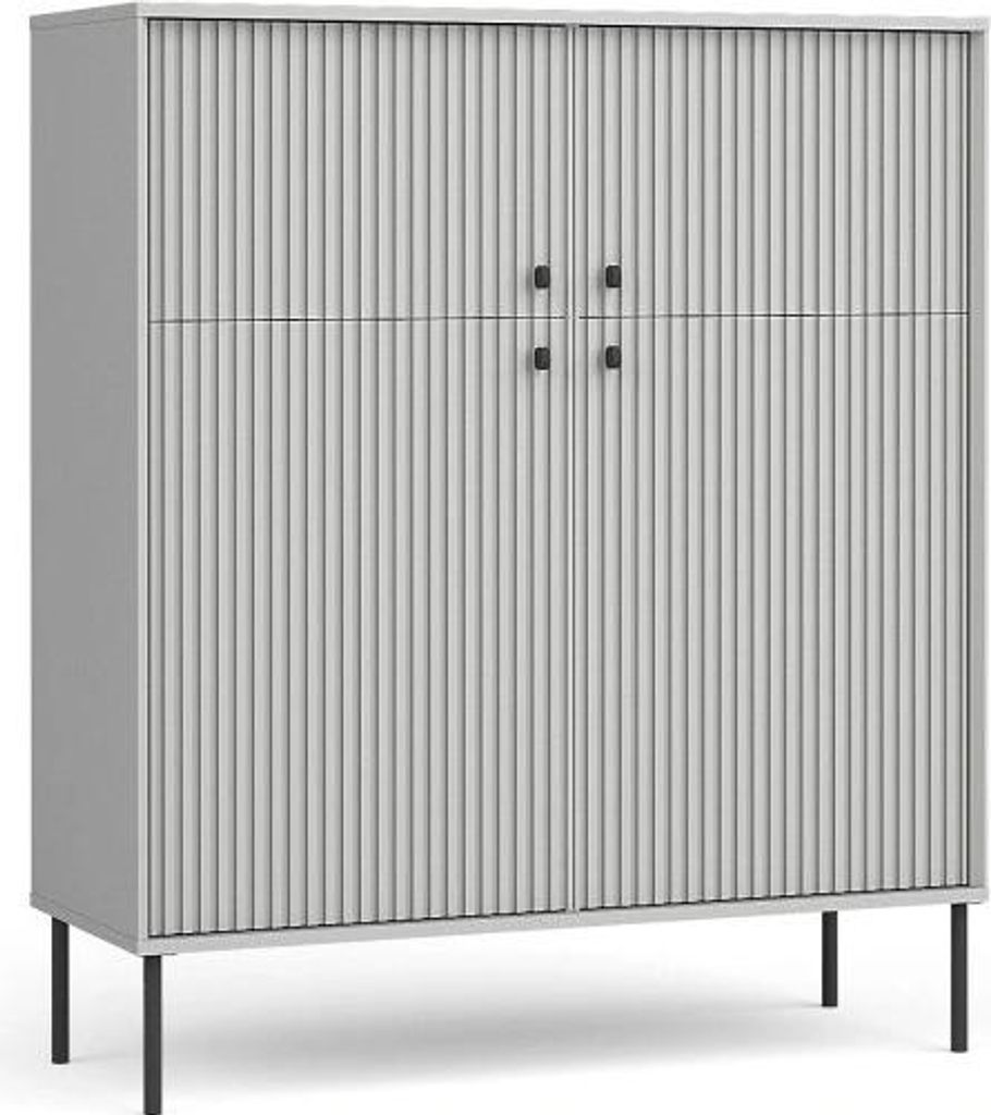 Kommode mit Türen MALAMBO 2 - grau Produktbild 