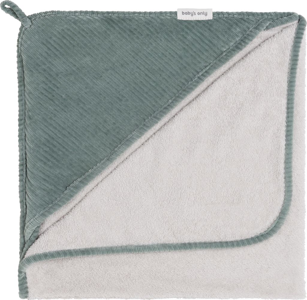 Baby's Only Kapuzenbadetuch Sense - Meergrün - 75x85 cm