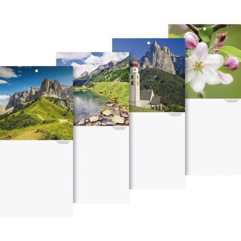 BRUNNEN 1070341 Rückwand Wandkalender 14,5 x 29,5 cm