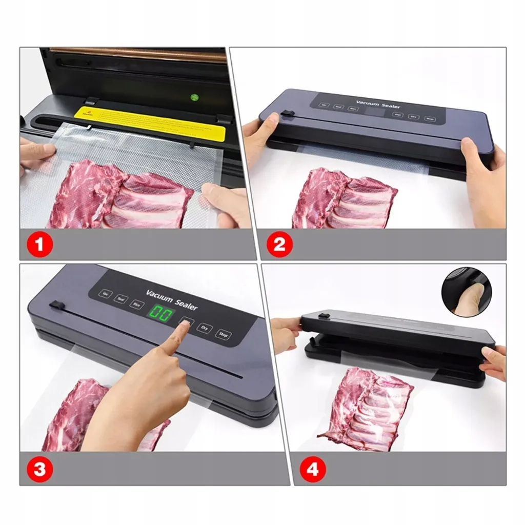 Machine sous vide 65kPa pour aliments avec 30 sacs de conservation