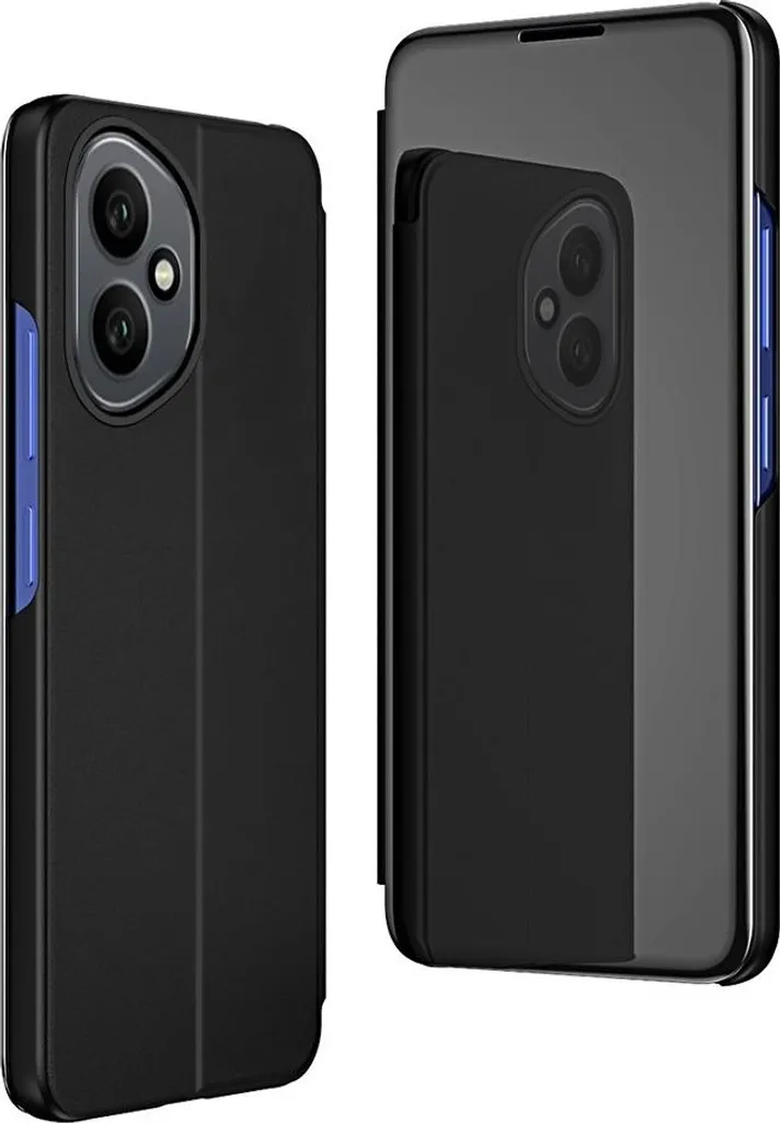 Custodia Libro HONOR 400 Phonesta - Smart View Specchio Nera Elegante