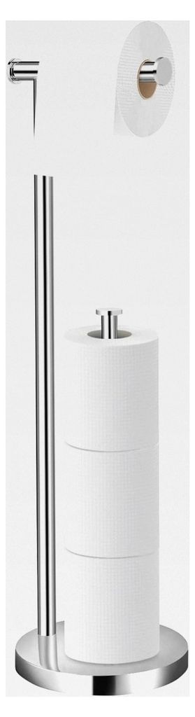 Stehender Toilettenpapierhalter 2-in-1 mit großem Stauraum