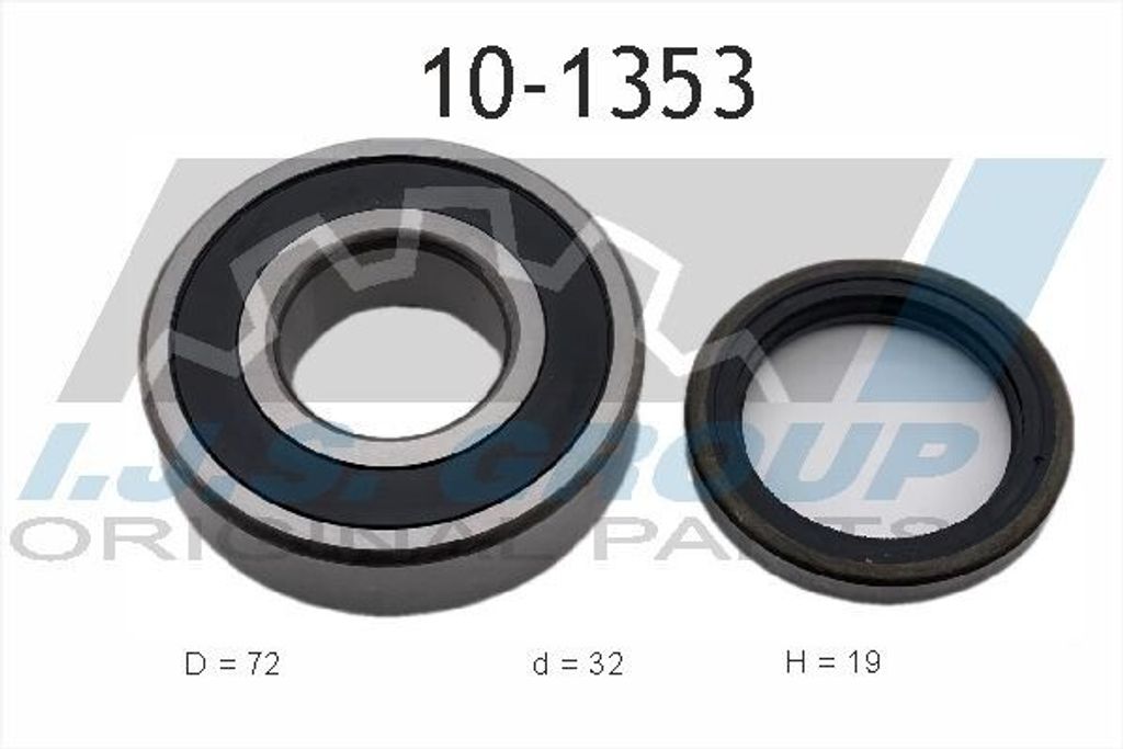 IJS GROUP 10-2002 Radnabe Hinten für VW GOLF III (1H1)