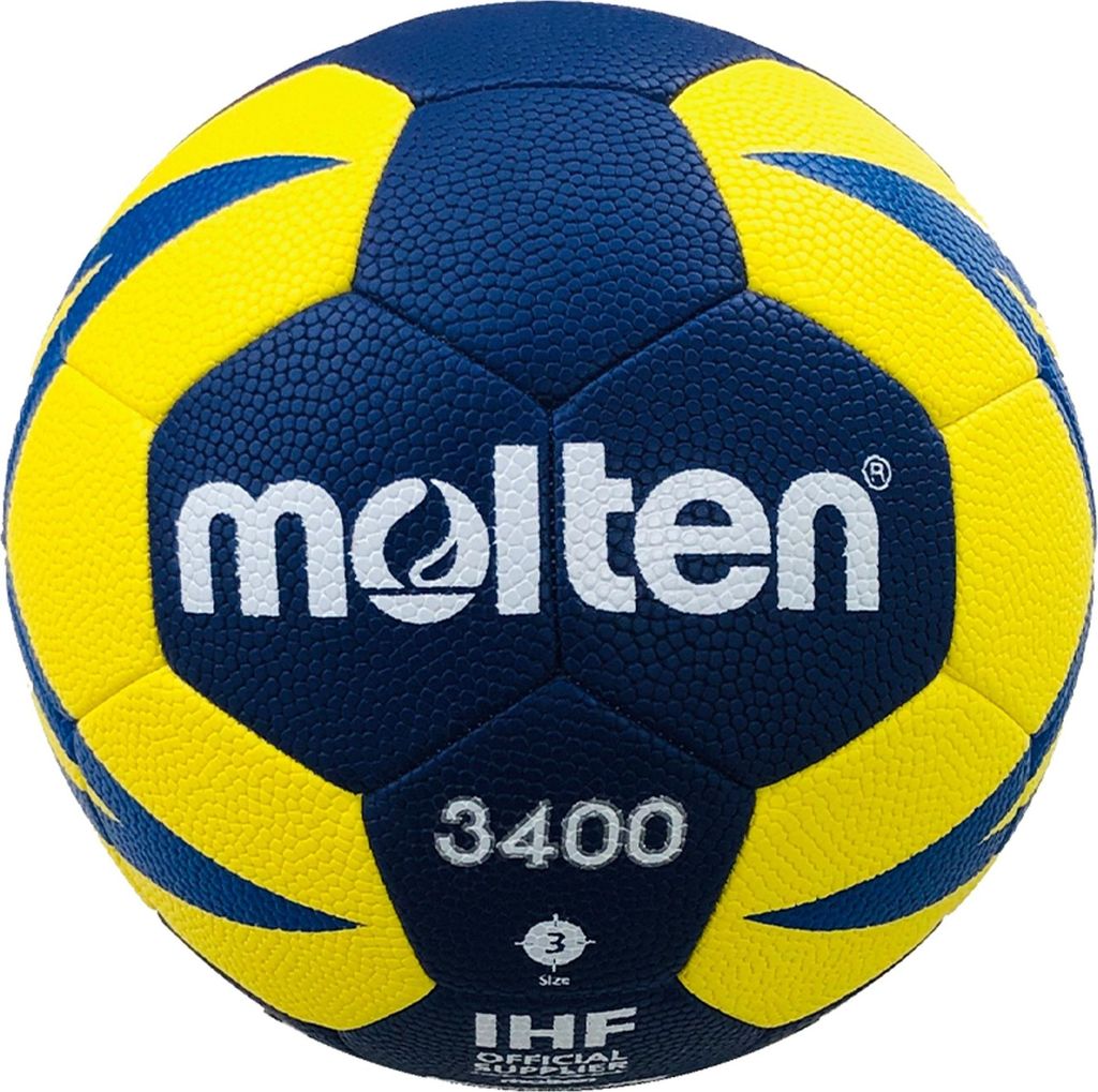 Molten Hanball Trainingsball H3X3400-NB Gr 3 navy gelb blau Produktbild 