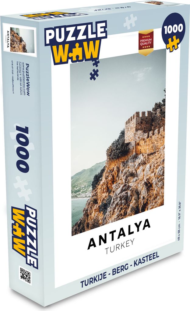 MuchoWow Puzzle 1000 Teile Türkei - Berg - Burg - Spielzeug - Alt und Jung - Spiele - Puzzeln