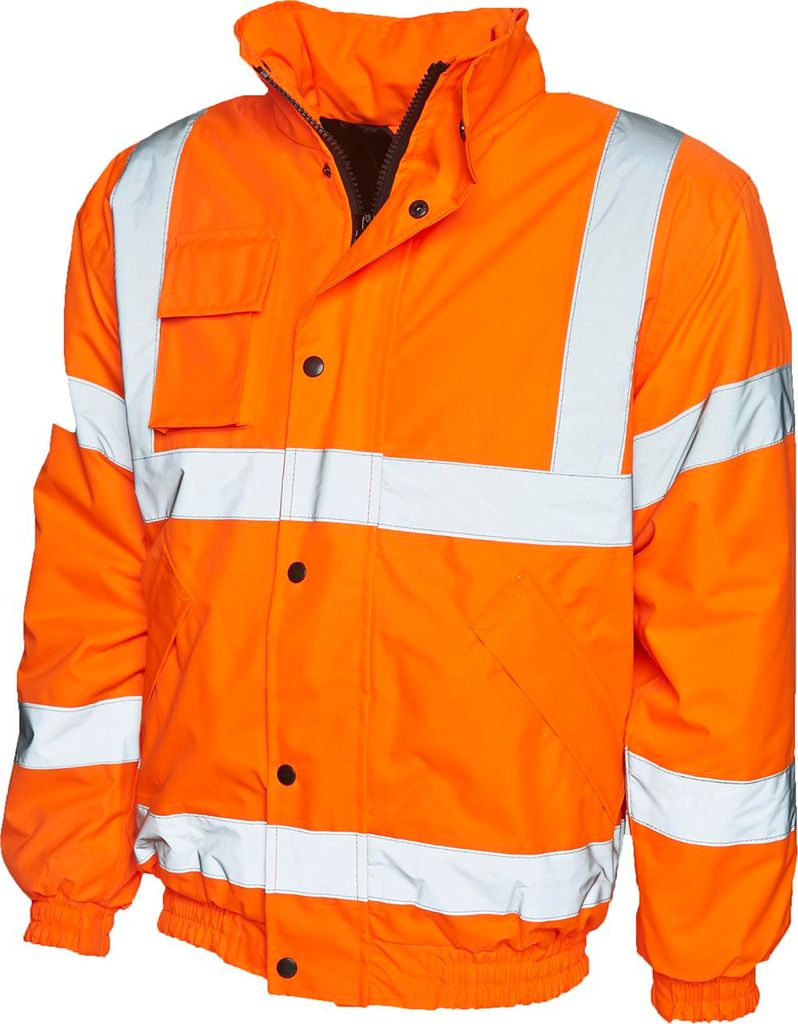 Warnschutzjacke "UC804" Bomber - Uneek Orange M