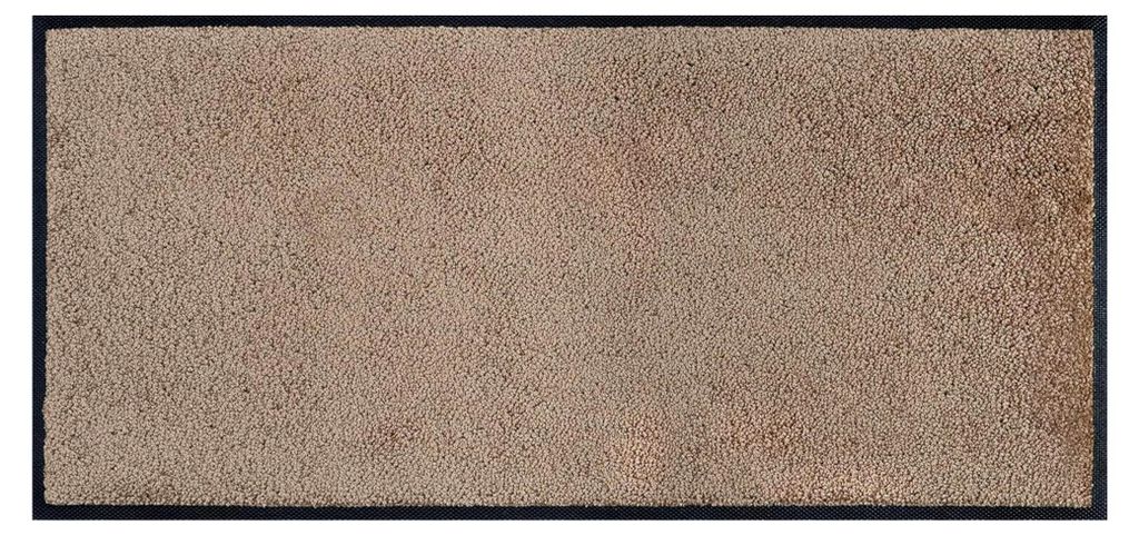 Fußmatte, Taupe 35x75 cm, für Innen- und Außenbereich, waschbar, beige
