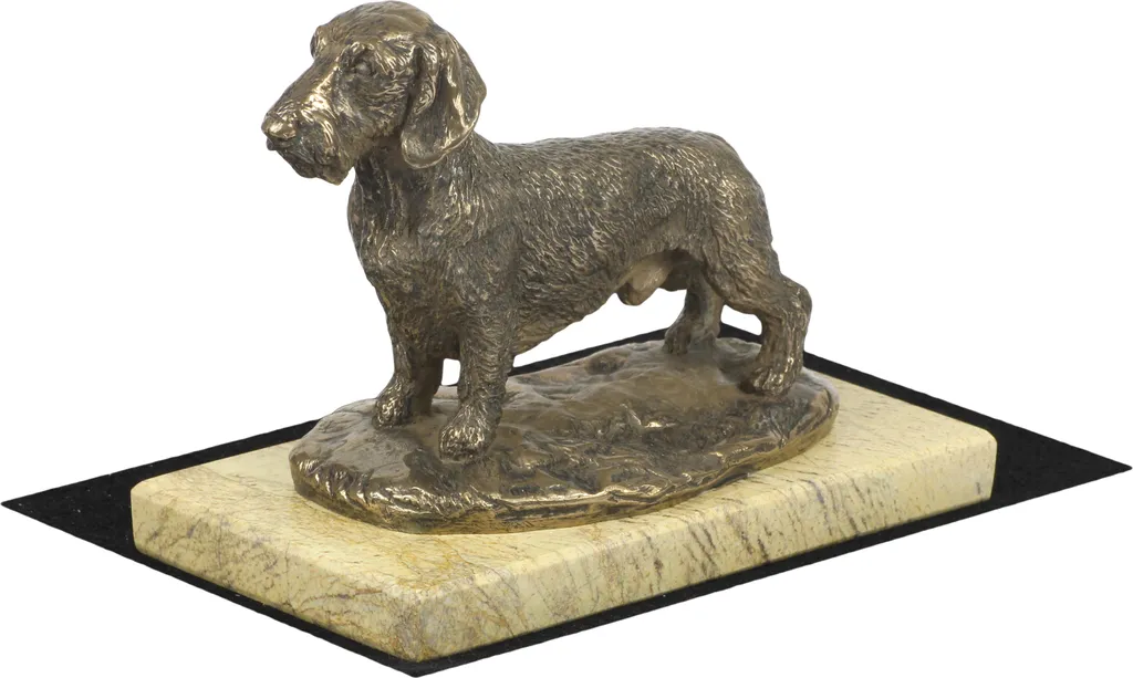 Cadeau pour propriétaire de Teckel - Statue chien décoration intérieur chic