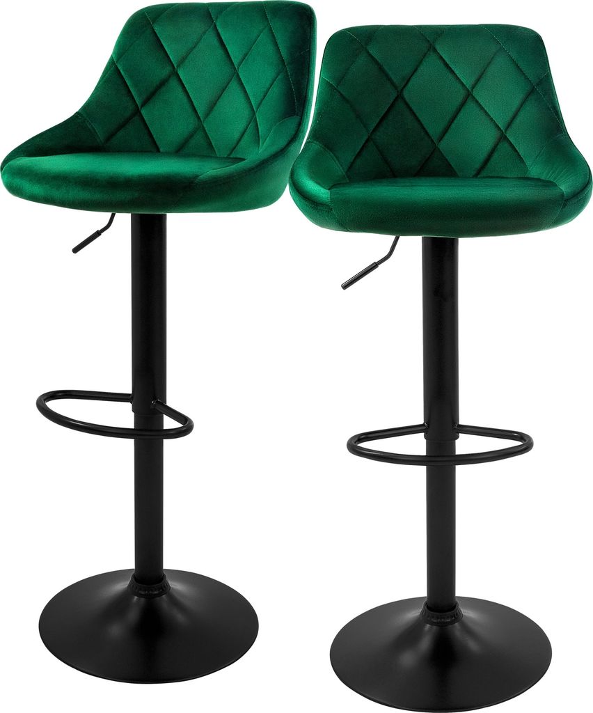 ML-Design 2er Set Barhocker Tresenhocker  360° drehbar, Produktbild 