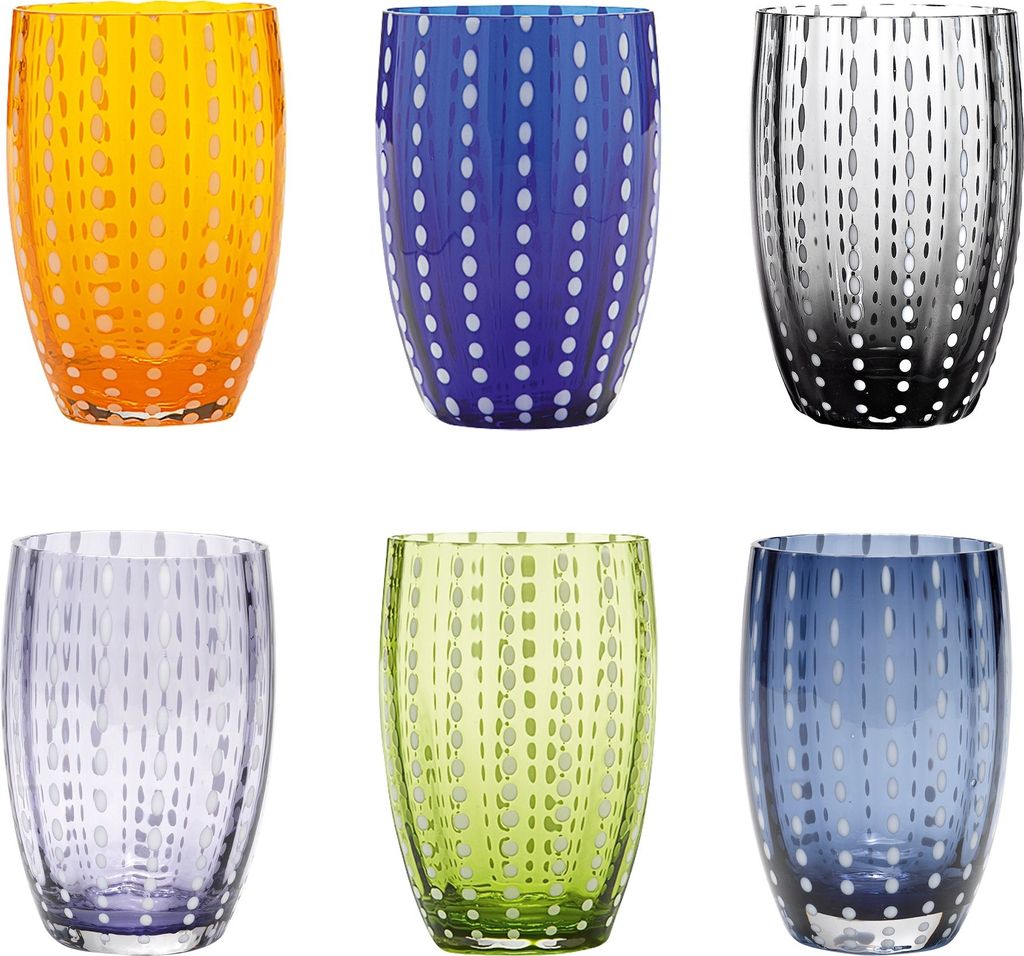 Zafferano Set de 6 verres Tumbler PERLE Image du produit 