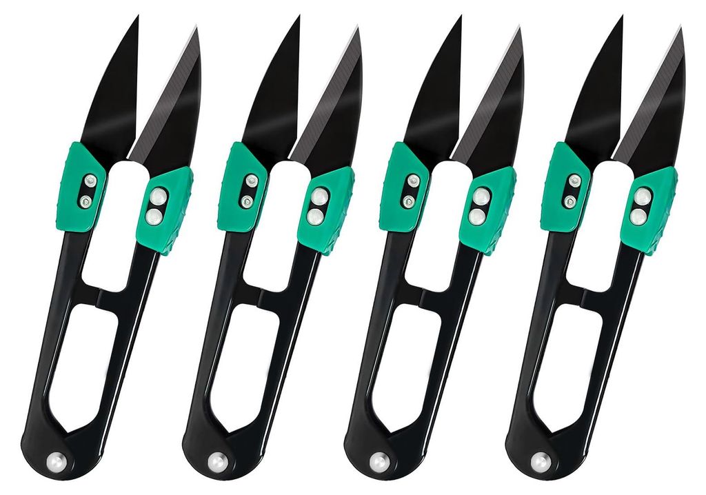 4-teiliges Set mit Drahtschneider, scharfer kleiner Schere, Fadenschere, Trimmschere, Hanf-Nähschere, Schneiderschere, Bonsaischere und Stickscher...
