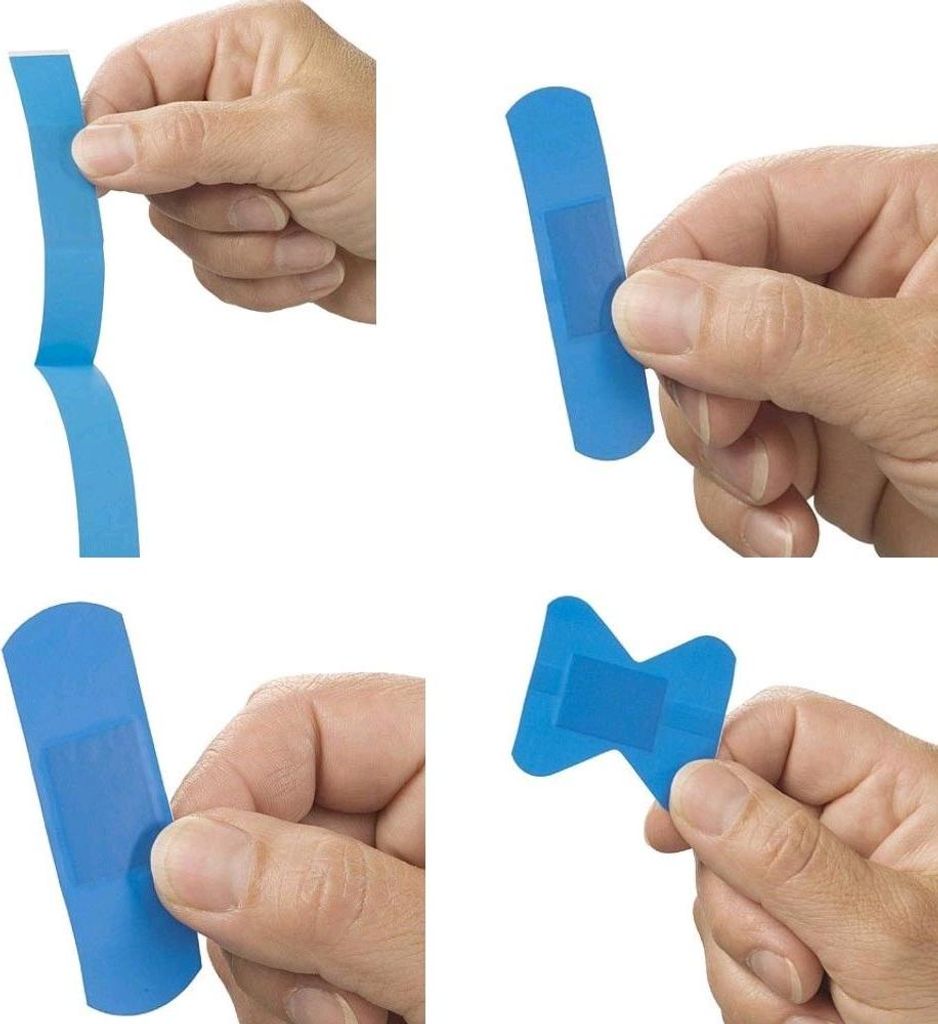 Nachfüllpack, 90 Detektierbare Pflaster für Pflasterbox, 4 Größen