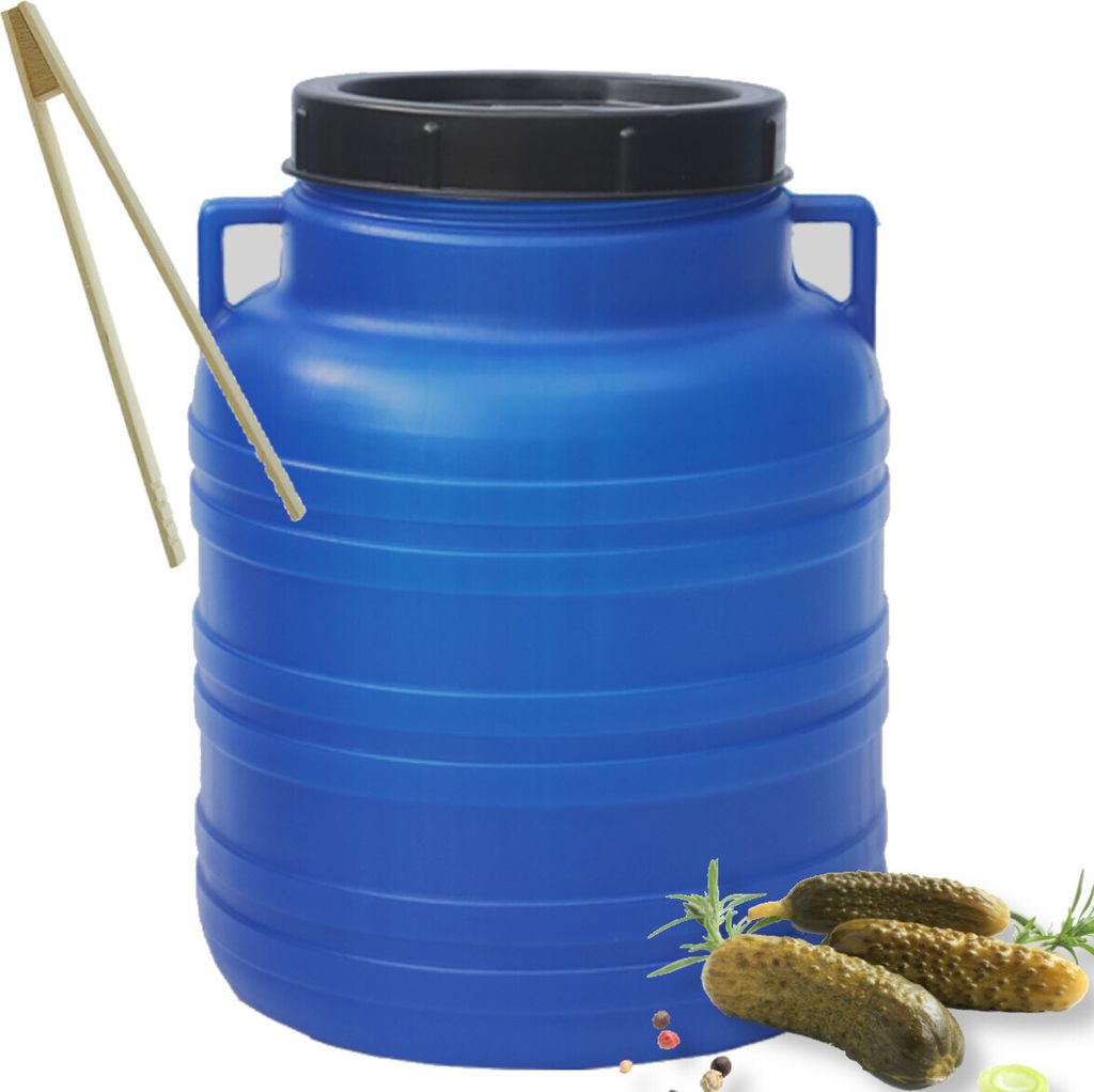 Sterk® 10 Liter Deckelfass, Kunststofffass, Futtertonne, Produktbild