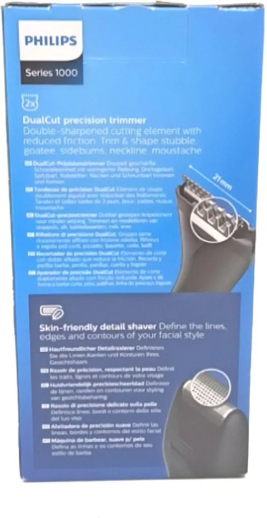 Finir les contours de barbe sans irritation : Philips MG1100 Noir - 3