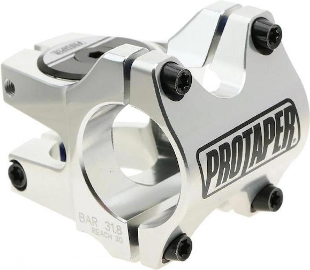 Protaper Vorbau Team 31,8 x 45 mm Silber poliert - stabiler MTB-Vorbau in mod...