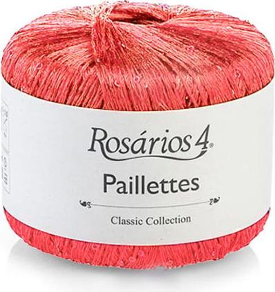 Rosarios 4 Paillettes: Glänzendes Polyestergarn mit Produktbild 