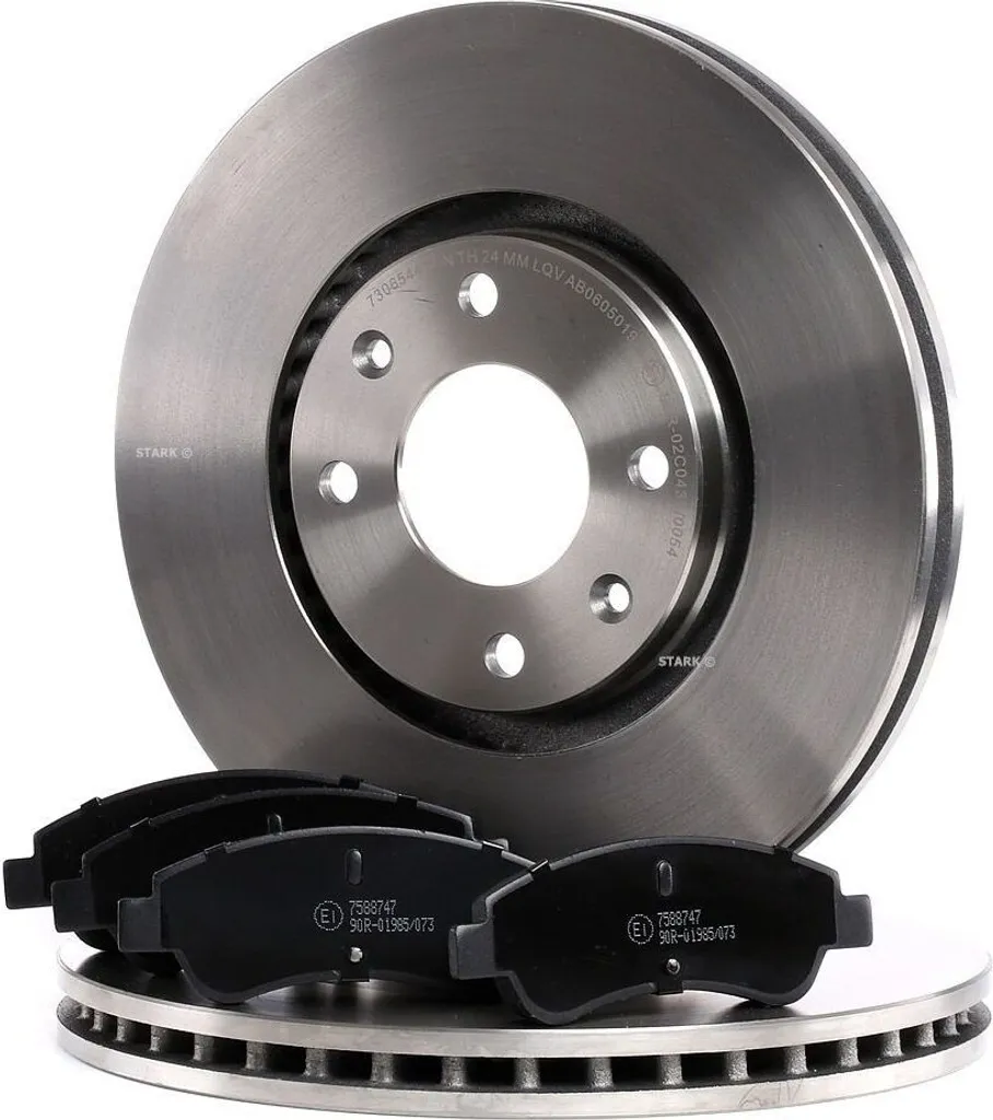 Kit Frein STARK SKBK-1090191 OE 1606401480 Disques et Plaquettes Avant