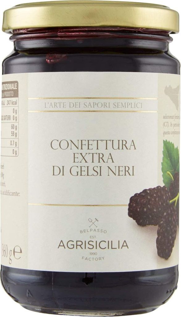 Brombeermarmelade aus Sizilien 360g - Agrisicilia Produktbild 