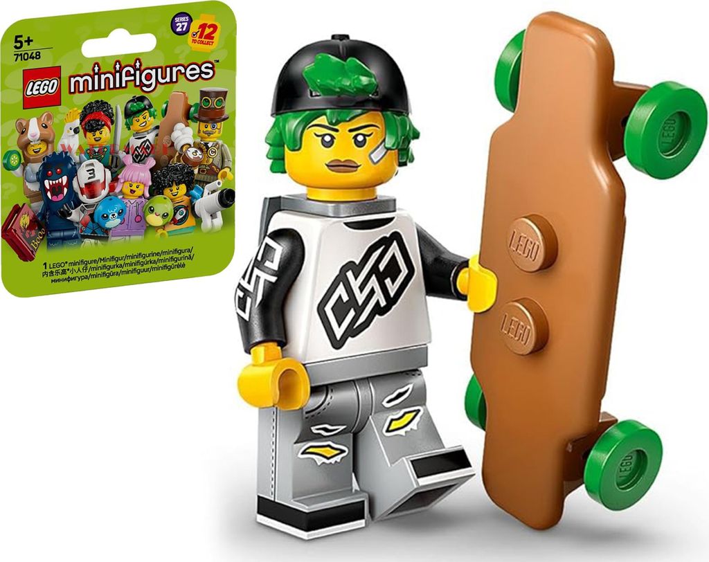 71048 – LEGO Minifiguren – LONGBOARDERIN col27-7 / Serie 27