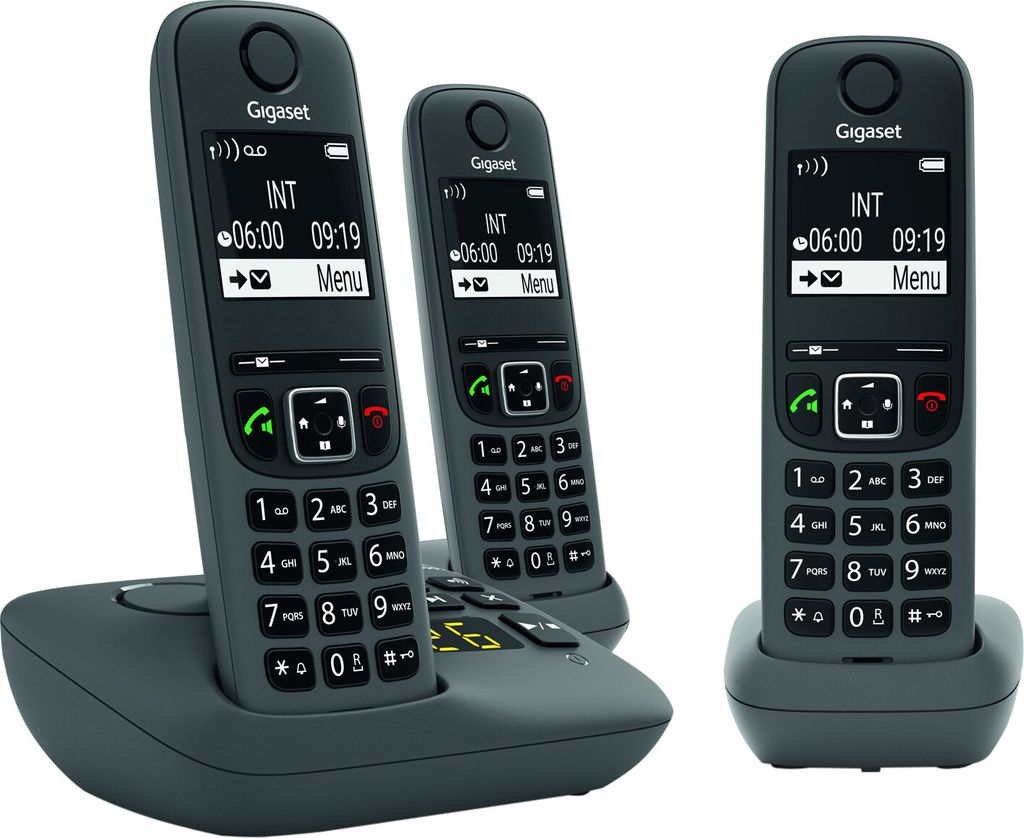 Gigaset AS690A Trio Téléphone fixe sans fil avec répondeur