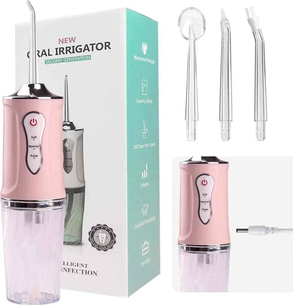 Irrigateur dentaire PALOMA BEAUTIES JET contre plaque et tartre 1 uté