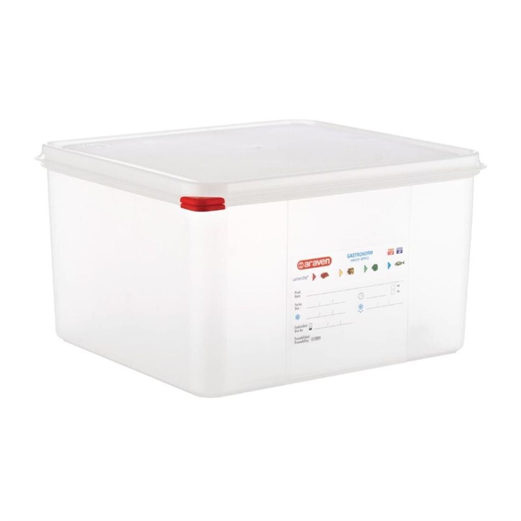 Pojemniki magazynowe Araven GN2/3 19L (4 sztuki) Zdjęcie produktu 