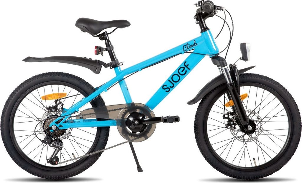 SJOEF Climb Kinderfahrrad / Mountainbike 20 Zoll |Ab 6-8 Jahren | Kinder Fahrrad für Jungen / Jugend | MTB mit 6 Shimano-Gänge & Scheibenbremsen ...